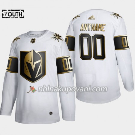 Vegas Golden Knights Dresy med eget tryck Adidas 2019-2020 Golden Edition Bílá Authentic - Dětské